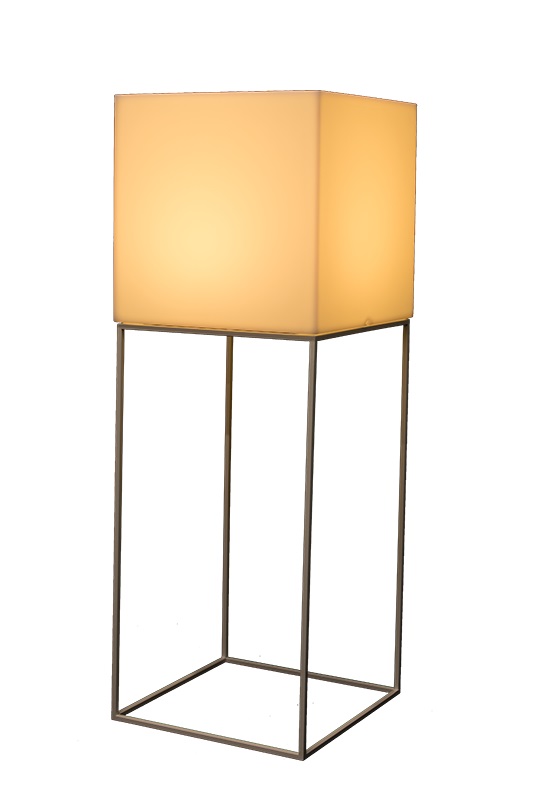 Lampe sur pied VELA jaune - location de mobilier PSB Lounge